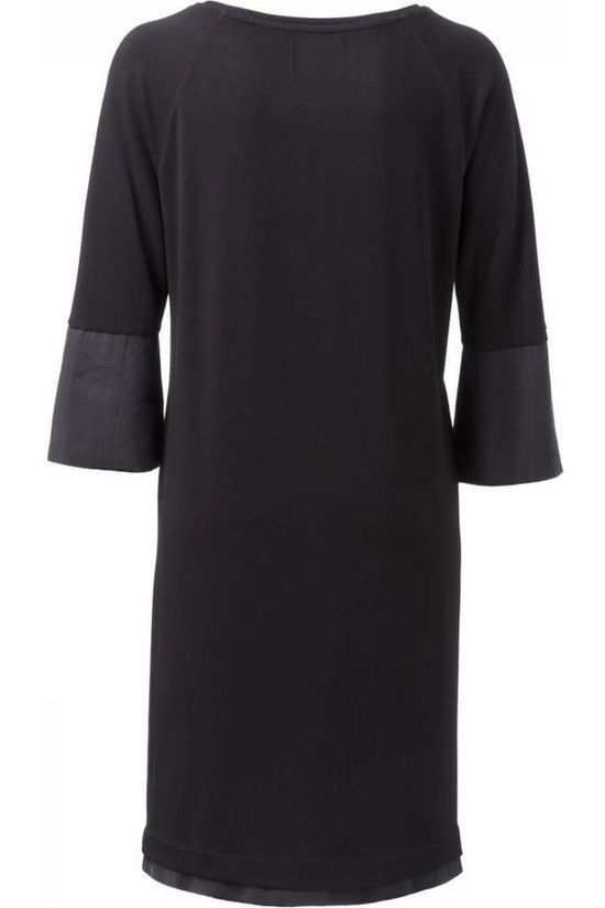 Yaya Jurk Jersey Fabric Mix black