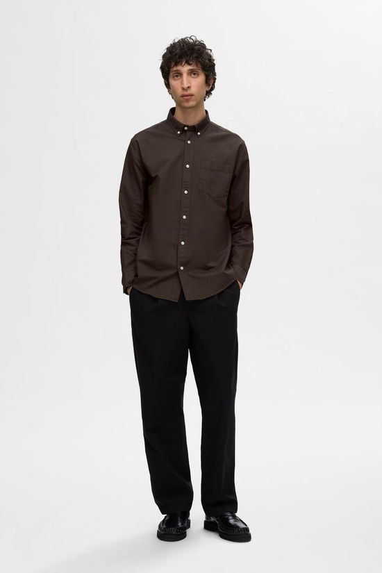 Selected Hemd Regrick-Ox Flex S Chocolate Torte