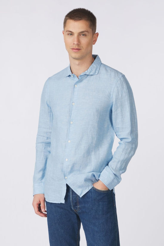 Superdry Hemd Vacation Sea Blue Chambray