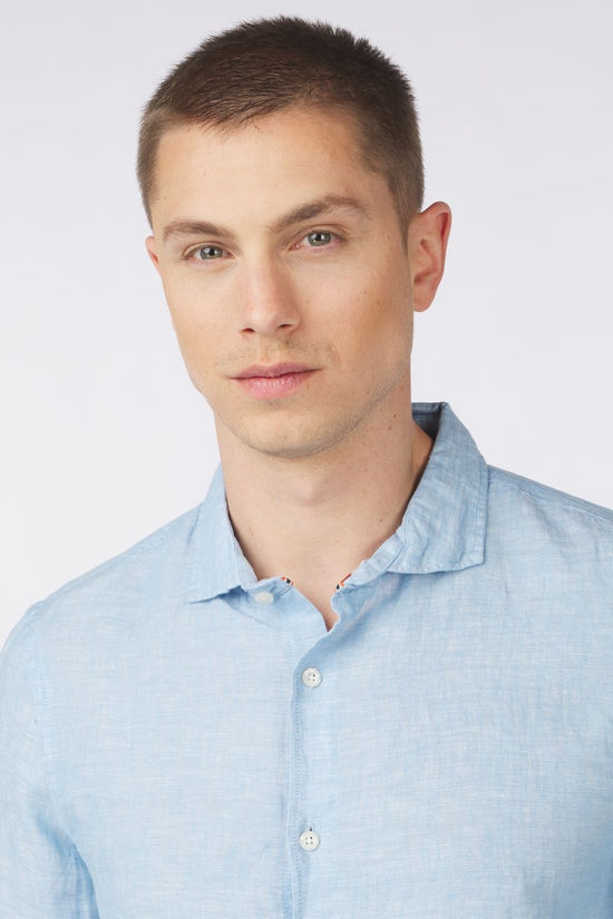 Superdry Hemd Vacation Sea Blue Chambray
