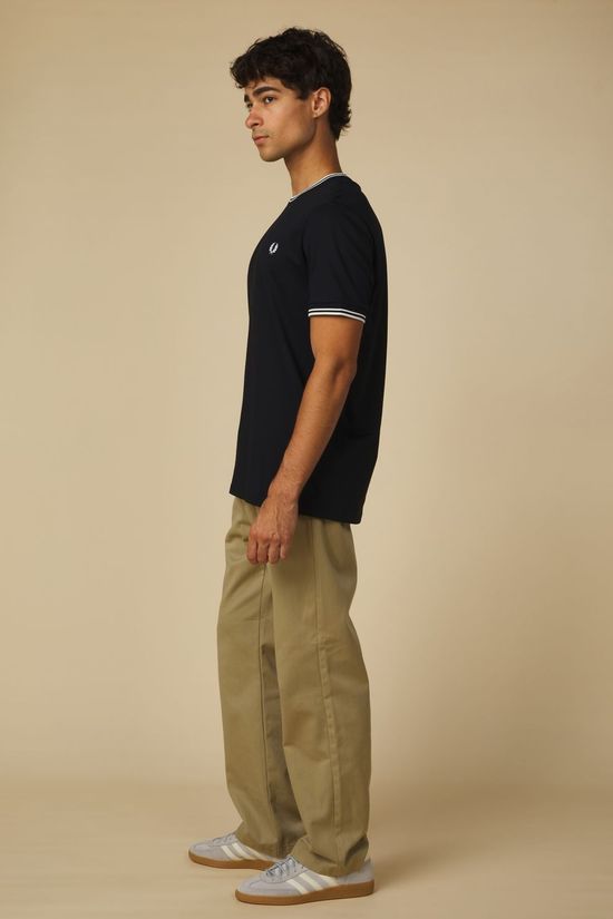Fred Perry T-Shirt Twin Tipped Sharp Black