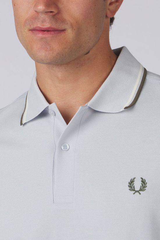 Fred Perry Polo Twin Tipped Dusky Blue