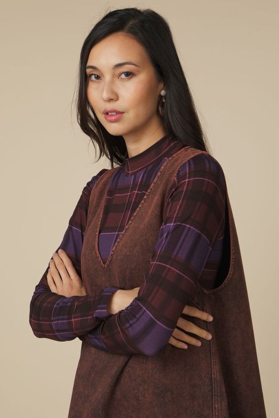 CKS Dames Jurk Dotter Brown Medium