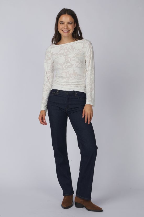 Levi's Jeans 723 High Rise Straight True Blue Rinse