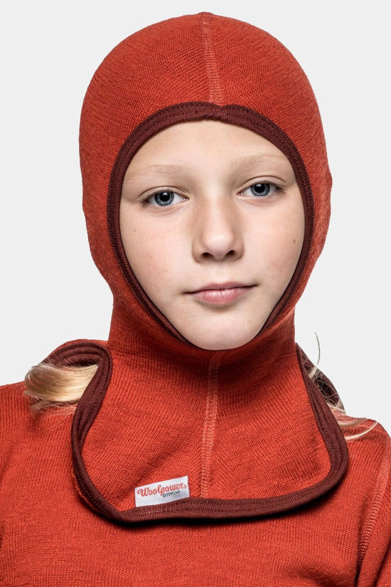 Woolpower Neckgaiter Balaclava 200 Kids Autumn Red