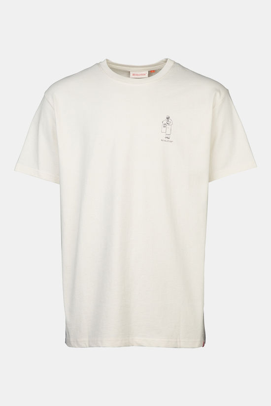 Revolution T-Shirt 1428 Dea Offwhite