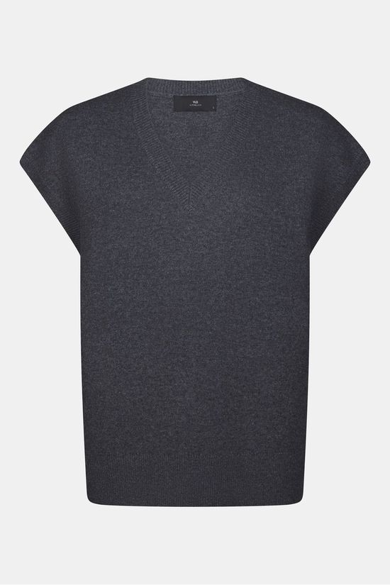 With Black Pull Cooperipover Dark Grey Melange