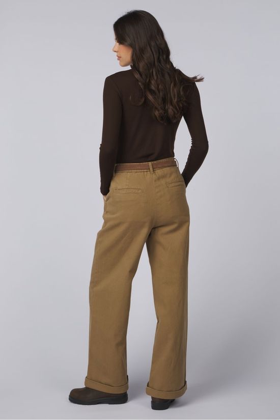 With Black Broek Steffis Dark Camel