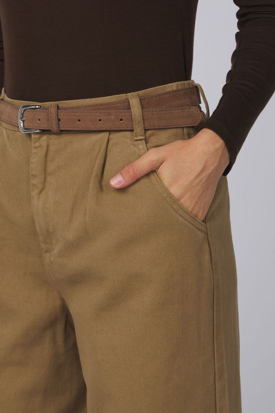 With Black Broek Steffis Dark Camel