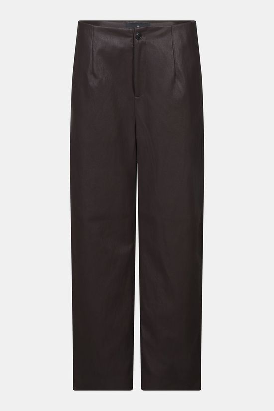 With Black Broek Daniella Vegan Dark Brown