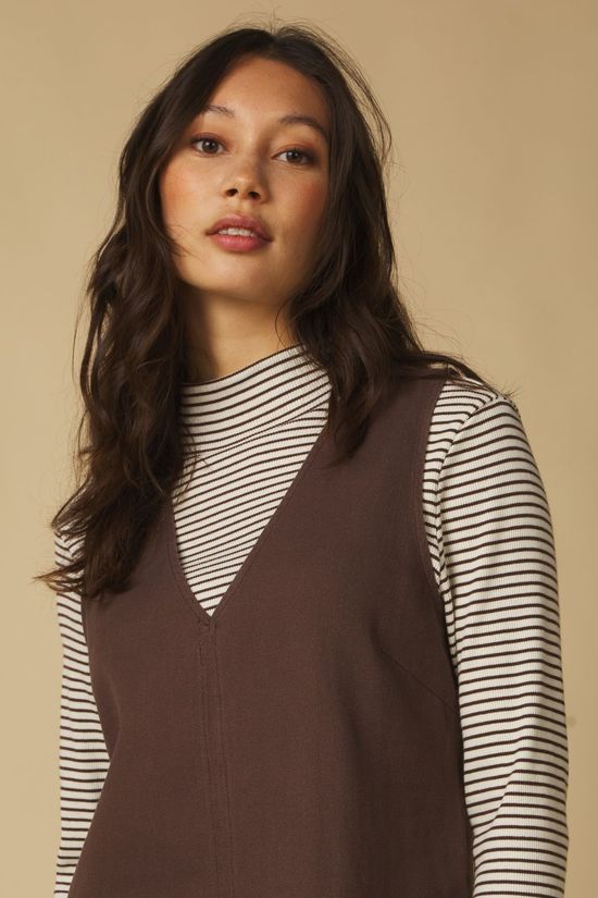 Nümph Jurk Sasa Black Coffee
