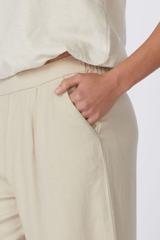 Vila Pantalon Jolanda Pleated Feather Gray