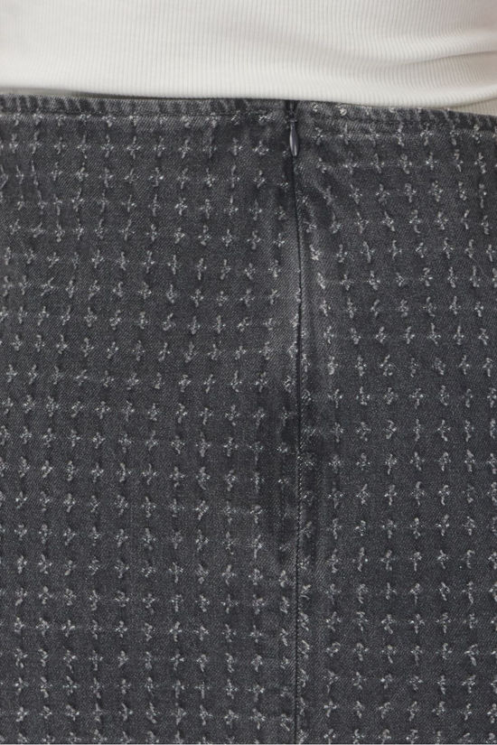 Ichi Jupe Angels Washed Black