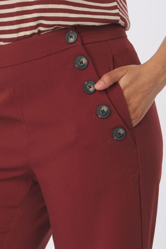 Vero Moda Pantalon Mipina Fired Brick