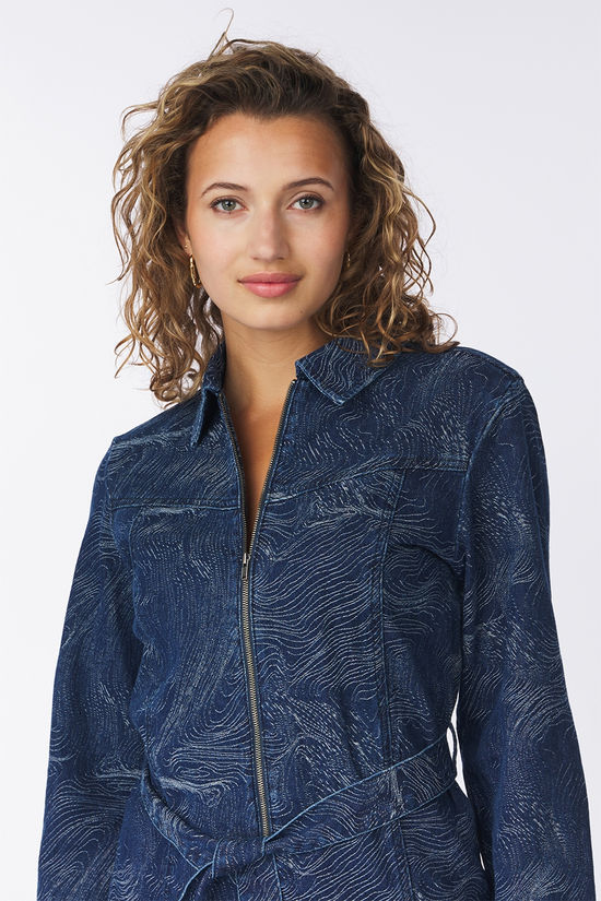 Object Robe Xonja Denim Dark Blue Denim