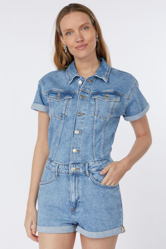 Only Combinaison Castel Light Blue Denim