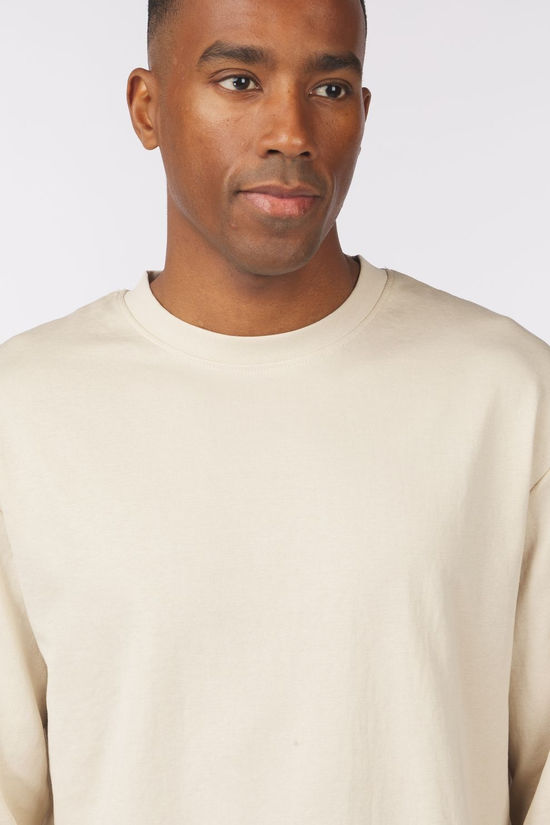 Selected T-Shirt Looseoscar Ls O-Neck Tee Oatmeal