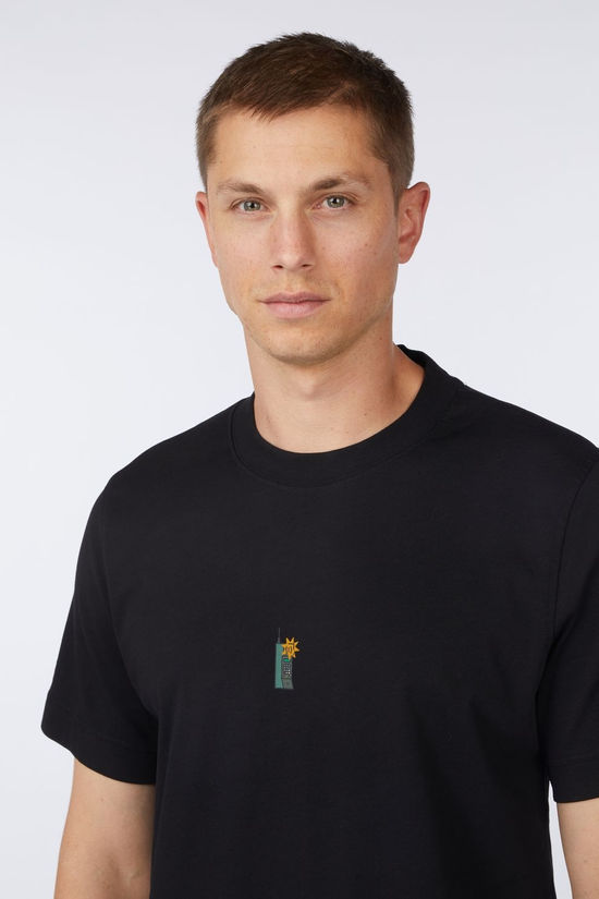 Selected T-Shirt Pete License Black