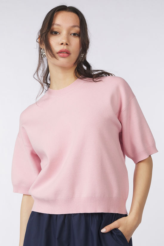 Selected Trui Kamma Bleached Mauve
