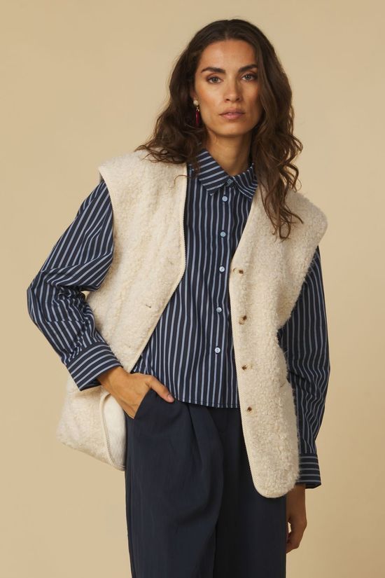Object Blazer Iduna White Sand