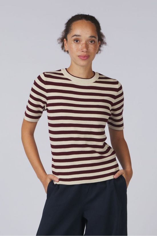 Object Pull Ester New Sandshell Stripes:Windsor Wine