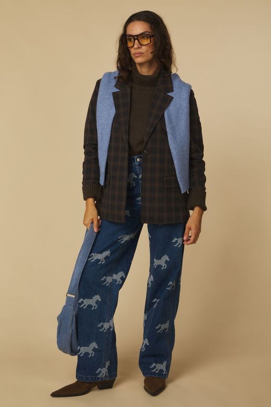 Object Blazer Soley Tie (Lisa) Carafe Check