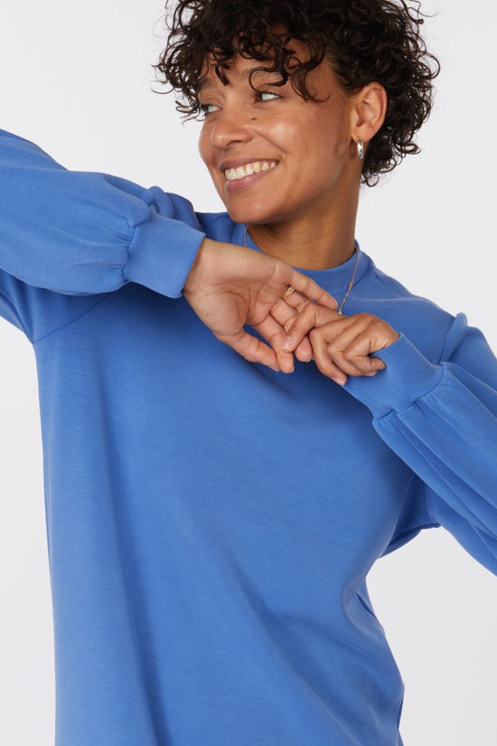 Selected Robe Tenny Ankle Sweat Dazzling Blue