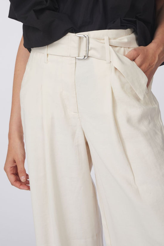 Only Broek OnlTila Wide Cloud Dancer