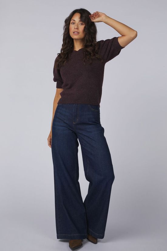 Vero Moda Vmdoffy Windsor Wine Detail:Black Melange
