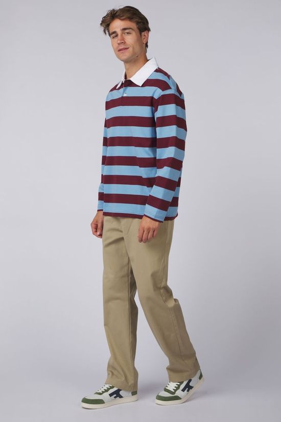 Selected Pull Relaxcasper Stripe Tawny Port