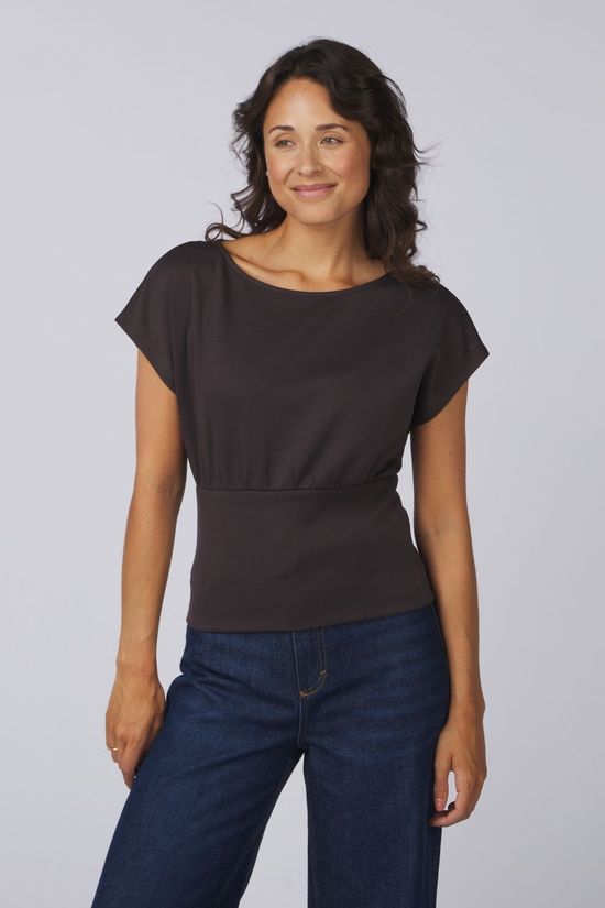Vero Moda T-Shirt Smilla Chocolate Torte