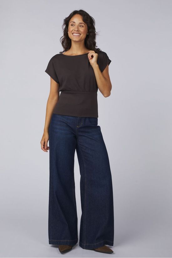 Vero Moda T-Shirt Smilla Chocolate Torte