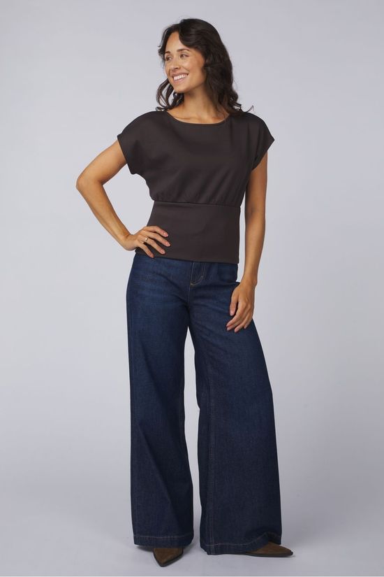 Vero Moda T-Shirt Smilla Chocolate Torte