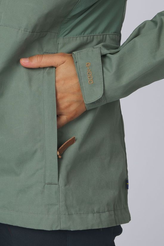 Fjällräven Regenjas Kaipak W Patina Green