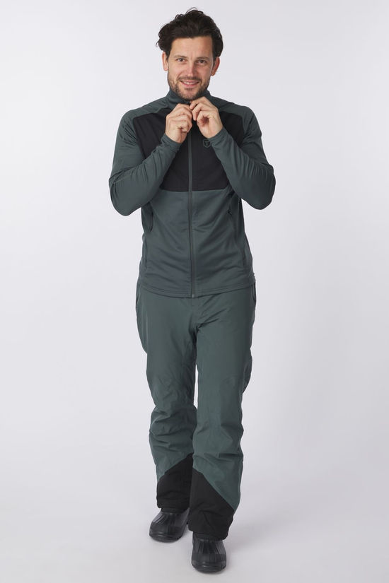 Tenson Fleece Txlite Full Zip Coal Green Shell
