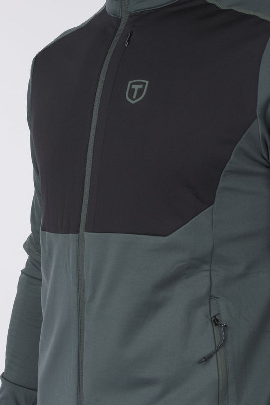 Tenson Fleece Txlite Full Zip Coal Green Shell