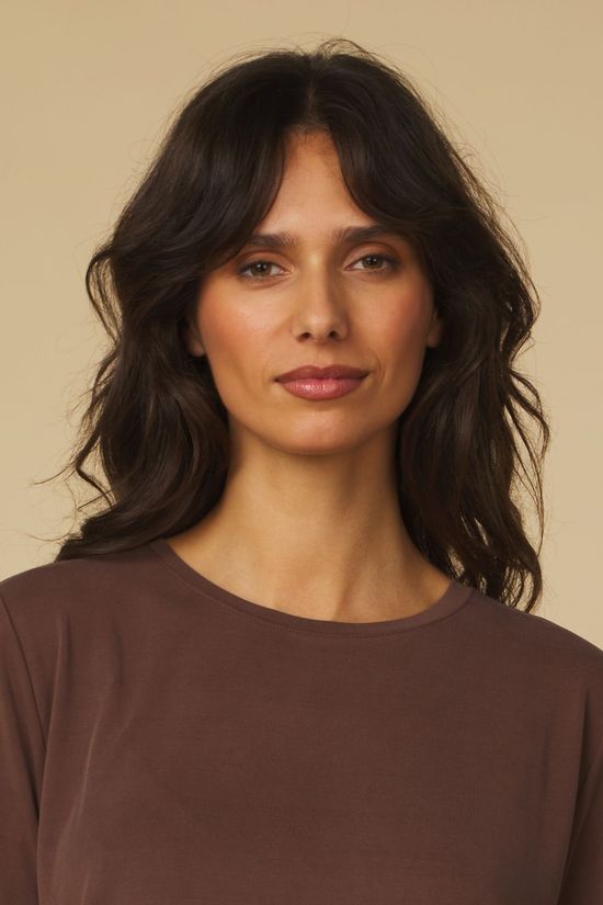 Yerse T-Shirt Lorena45 Chocolate