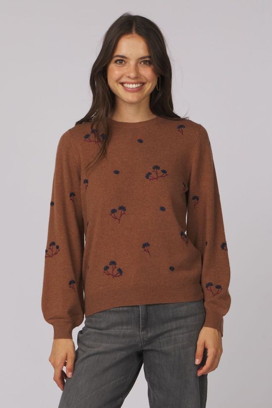 Yerse Pull Norabordado45 Camel