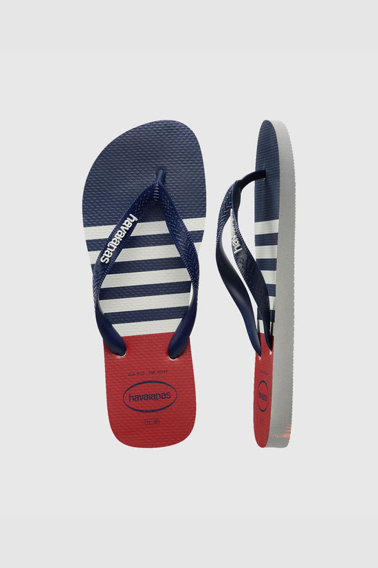 Havaianas SLIPPER HAV TOP NAUTICAL White/Navy/Red Apache