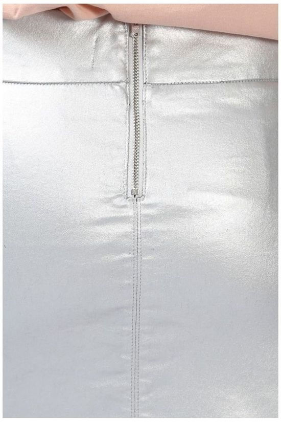 Yaya Rok Metallic silver