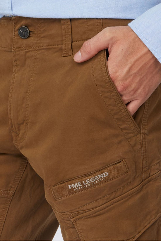 PME Legend Pantalon Nordrop Cargo Stretch Twill Coffee Liqueãºr