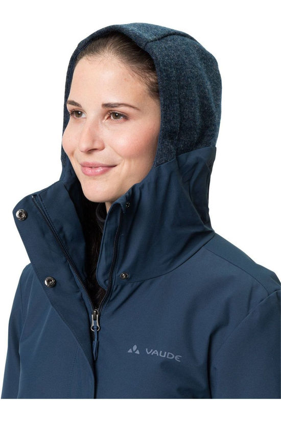 Vaude Women'S Cyclist Padded Jacket Iv Dark Sea