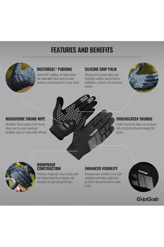 GripGrab Handschoen Ride Windproof Midseason black
