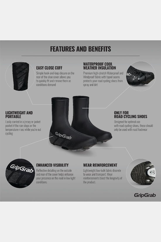 GripGrab Overschoen Ride Waterproof black