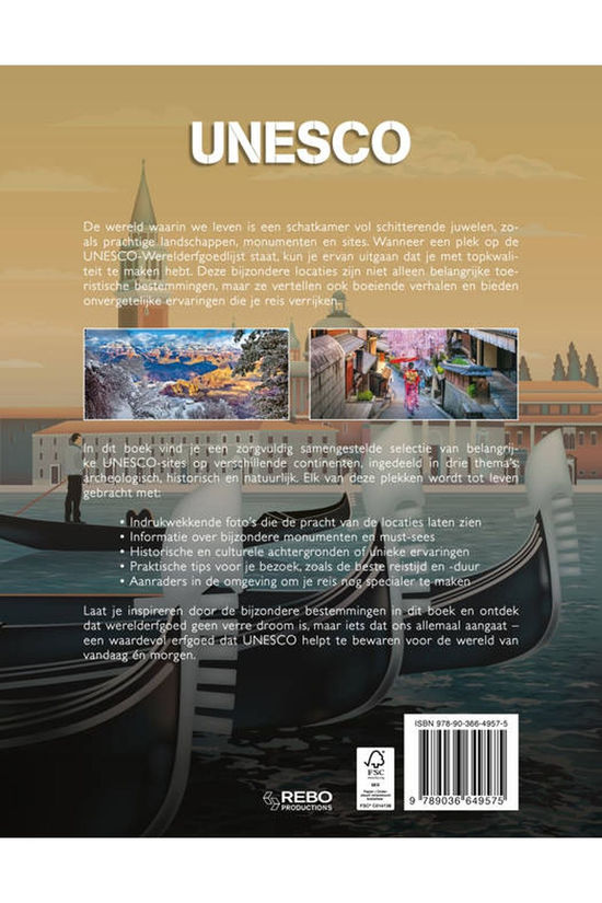 Rebo productions Livre Unesco 40 Mooiste Erfgoed-Bestemmingen 2025