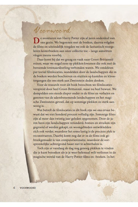 Kosmos Boek Harry Potter Reisgids 2024