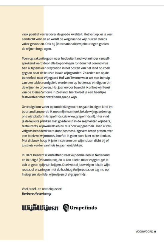 Kosmos Wijnroutes Nederland & België 2024