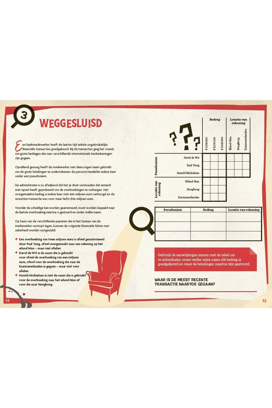 BBNC Uitgevers Boek Leunstoel Detective Puzzelboek 2026