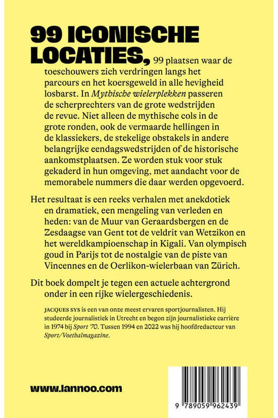 Lannoo Boek Mythische Wielerplekken 2026
