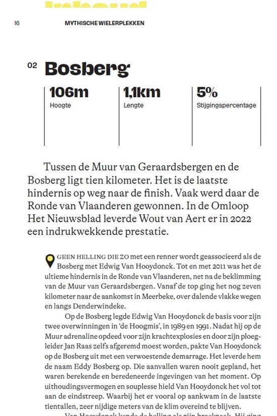 Lannoo Boek Mythische Wielerplekken 2026